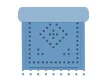 Paklājs ar garu bārdu