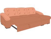Sleeping area of ​​the sofa